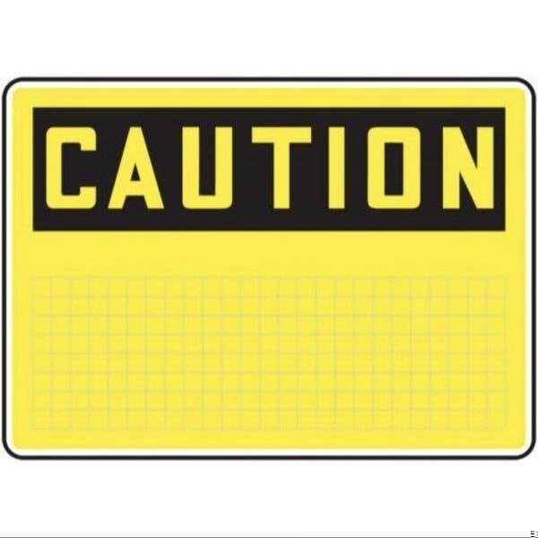 Accuform 10 in W, 7 in H, Aluminum MRBH642VA - main